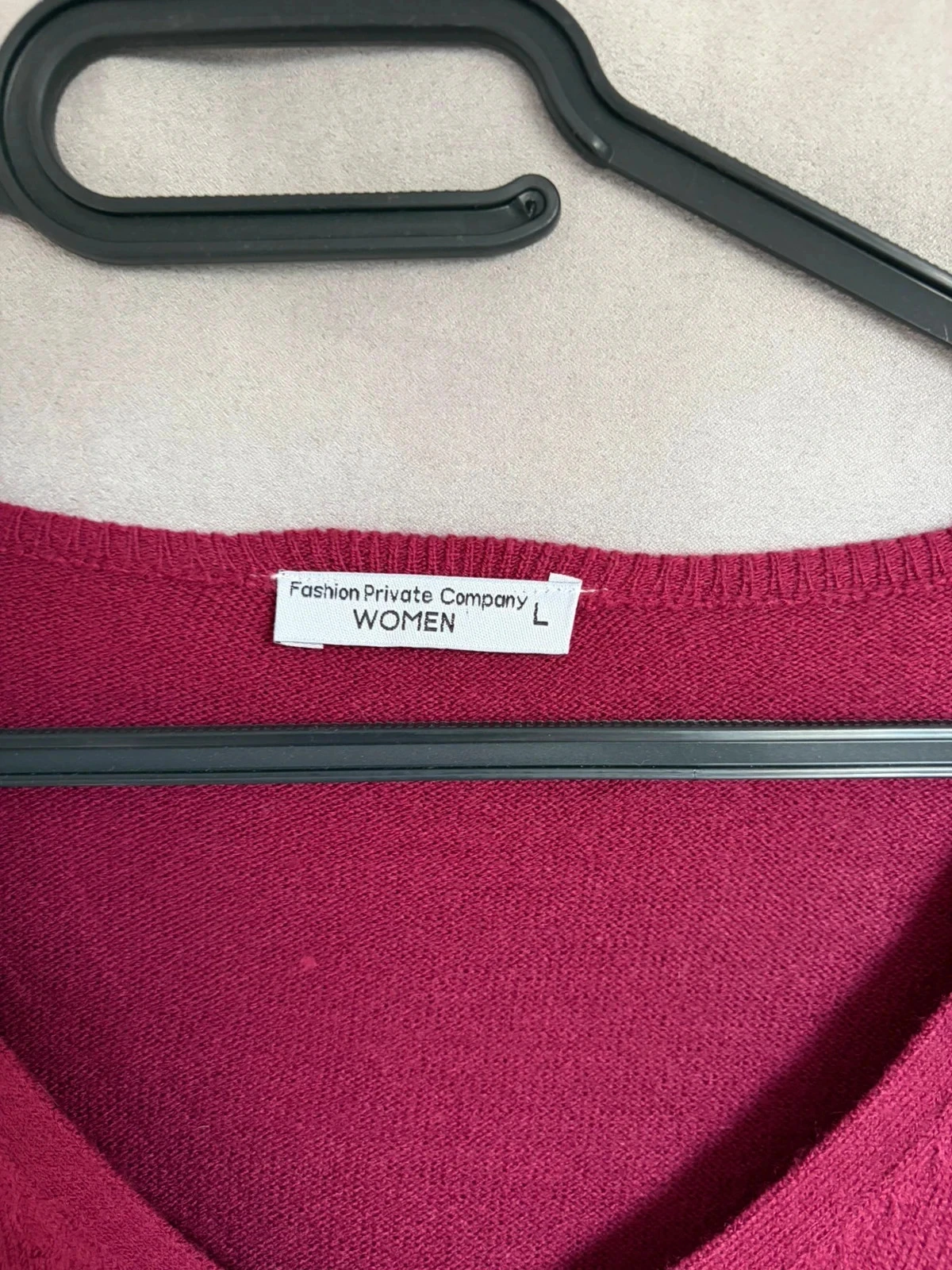 Jersey burdeos nuevo talla L – photo 2